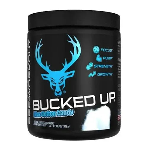 BUCKED UP // Pre-Workout DAS LABS Blue Cotton Candy NTS Newtown Supplement Store Sydney