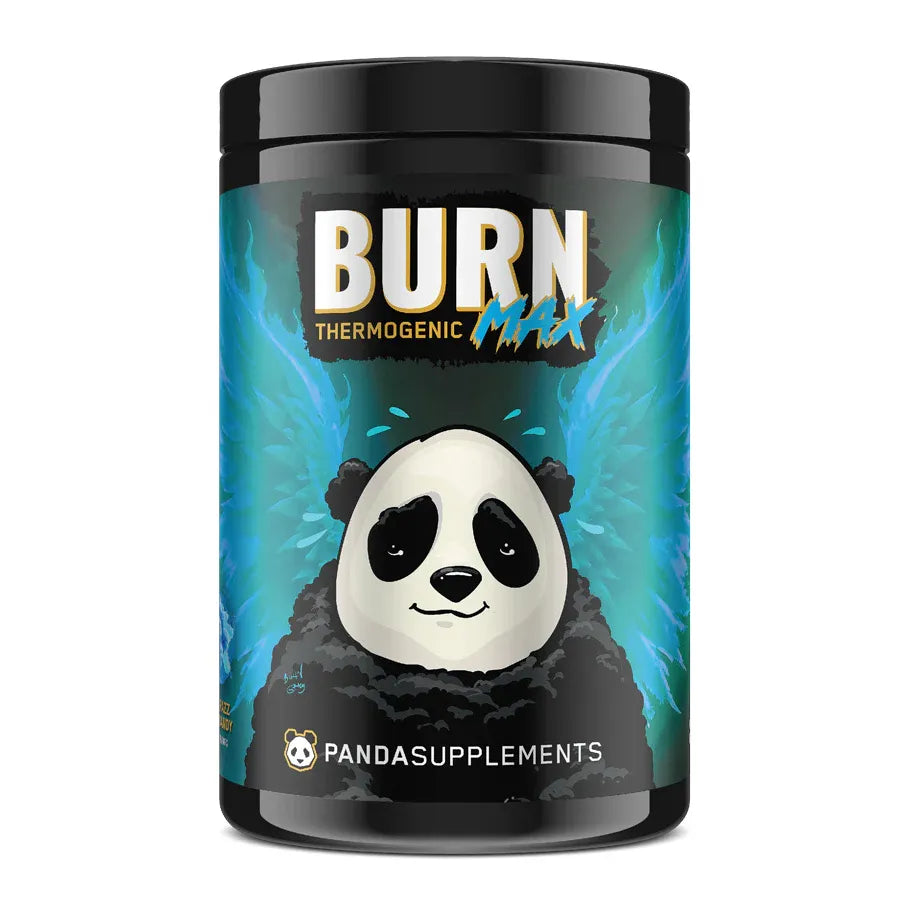 Burn Max // Thermogenic Support Formula Panda Supplements Blue Razz Rock Candy NTS Newtown Supplement Store Sydney