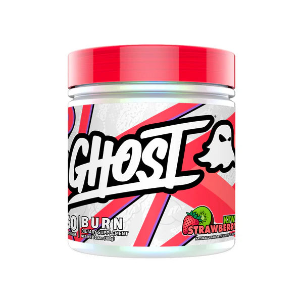 BURN V3 // New Formula! (60 Servings) GHOST Kiwi Strawberry NTS Newtown Supplement Store Sydney