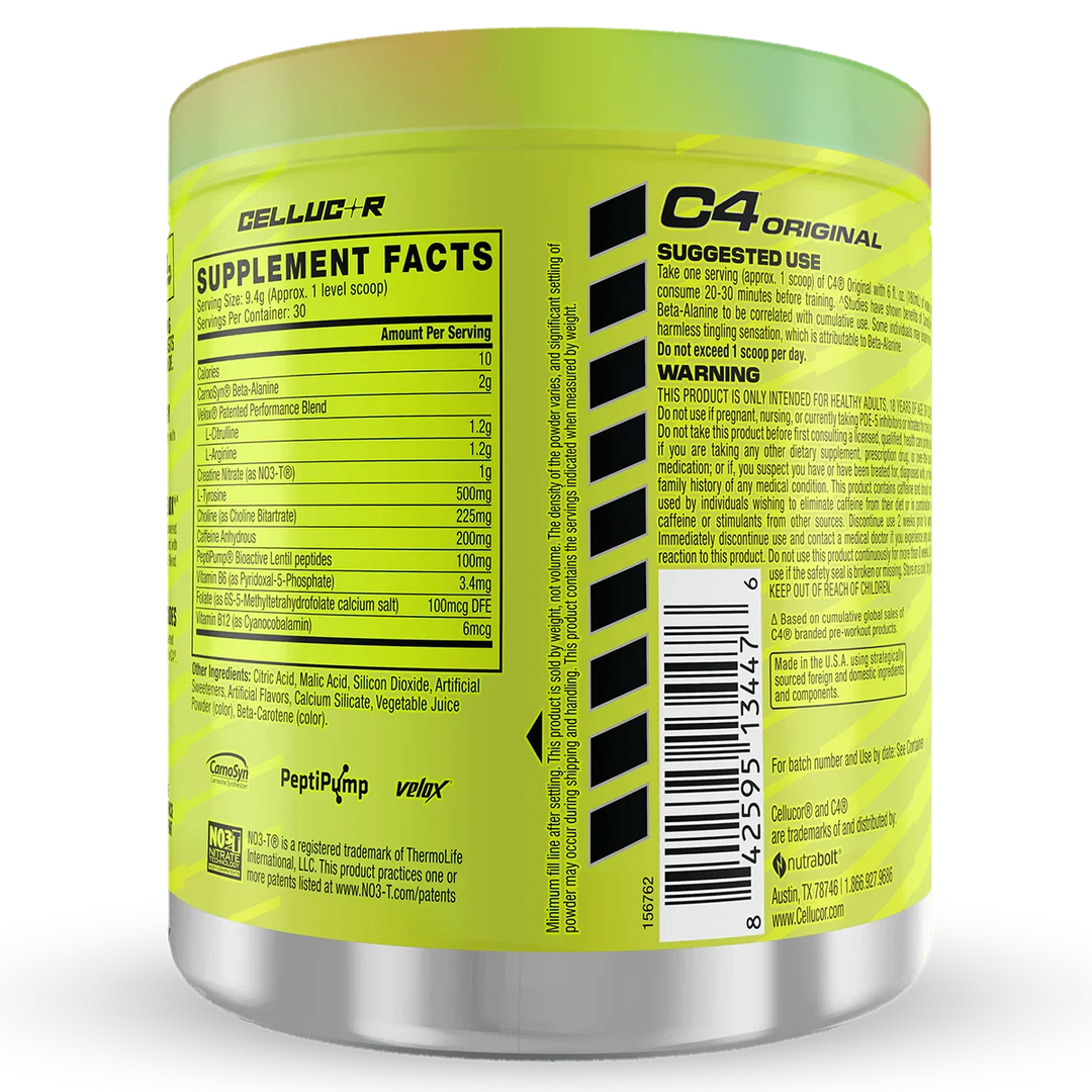 C4 ORIGINAL Pre-Workout // New Cellucor NTS Newtown Supplement Store Sydney
