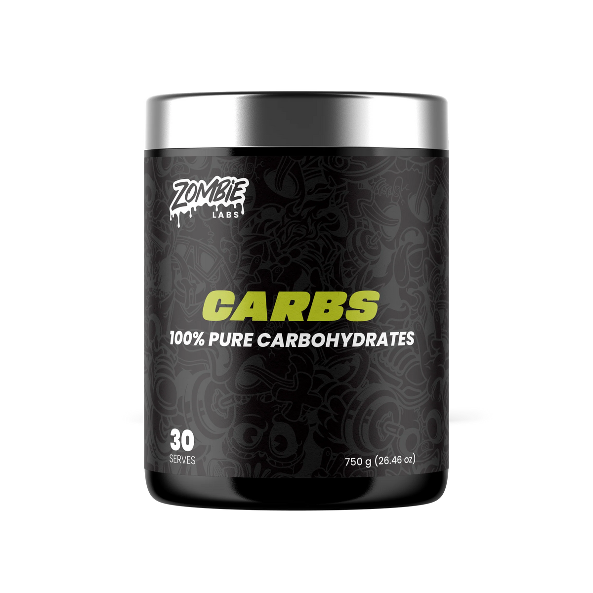 CARBS 100% Pure Carbohydrates // 30 Serves Zombie Labs NTS Newtown Supplement Store Sydney