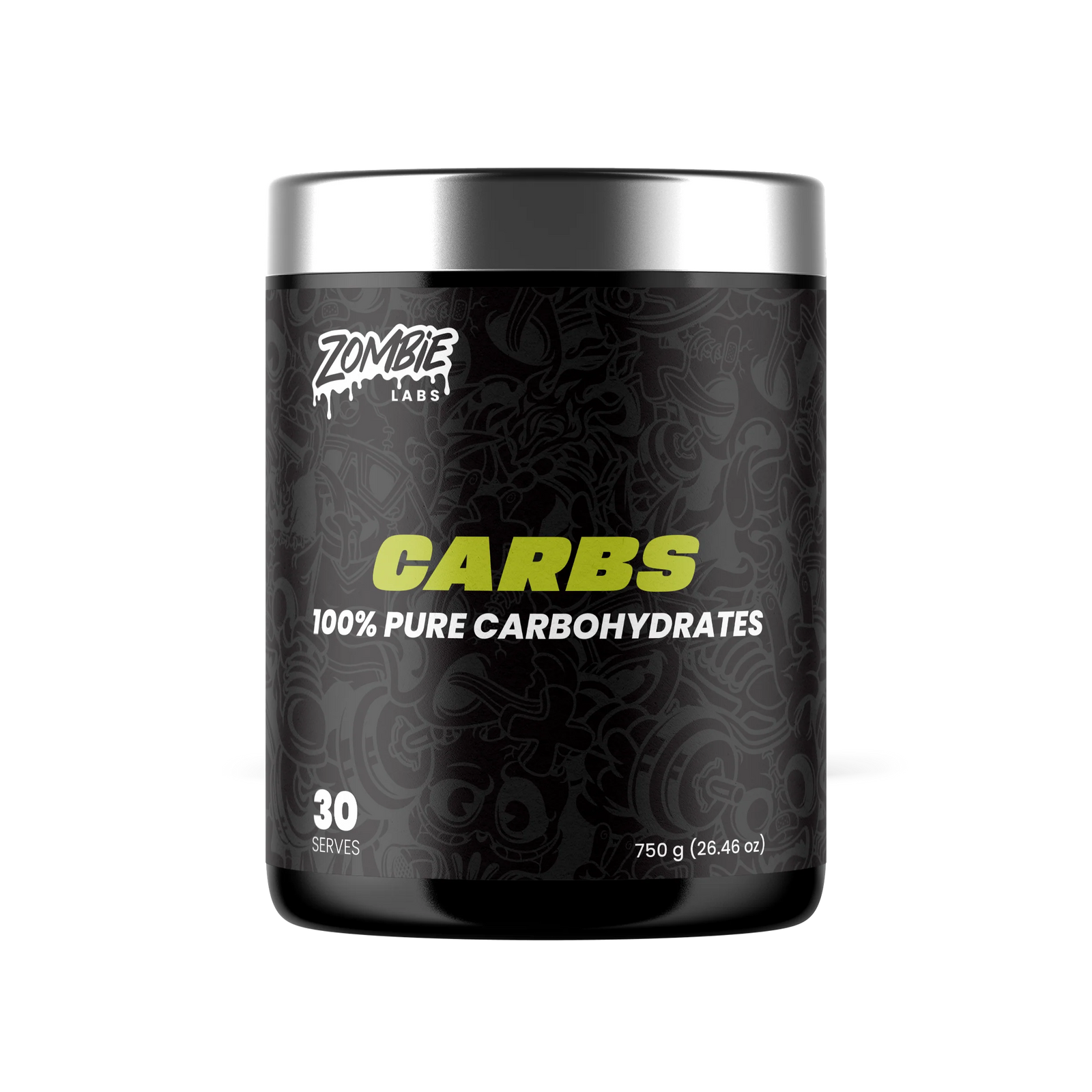 CARBS 100% Pure Carbohydrates // 30 Serves Zombie Labs NTS Newtown Supplement Store Sydney