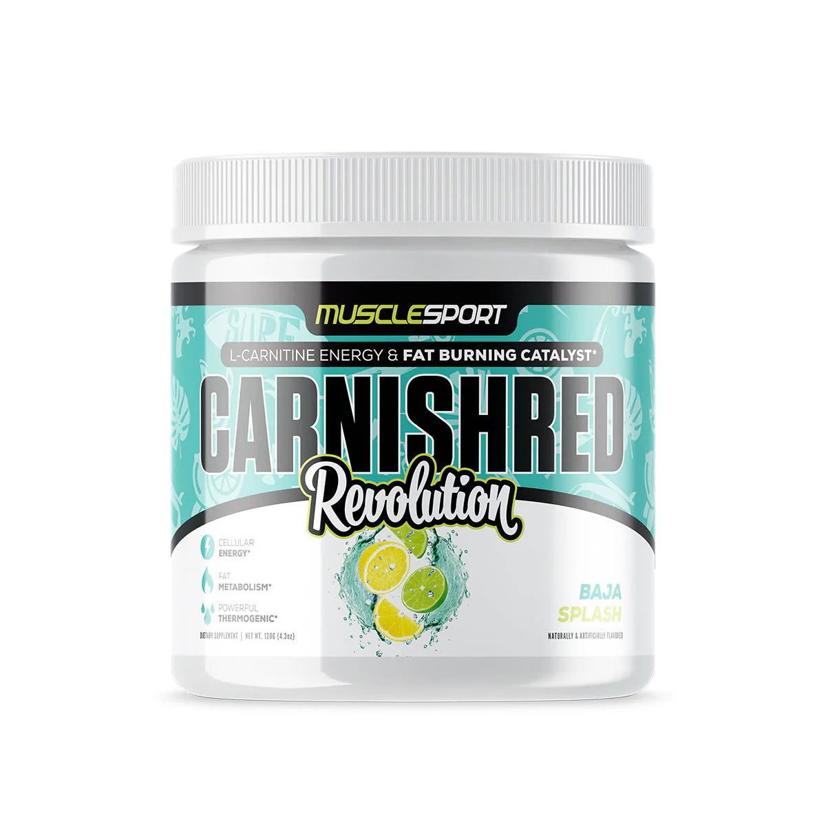 CARNISHRED Revolution // L-Carnitine Thermogenic Powder Muscle Sport NTS Newtown Supplement Store Sydney