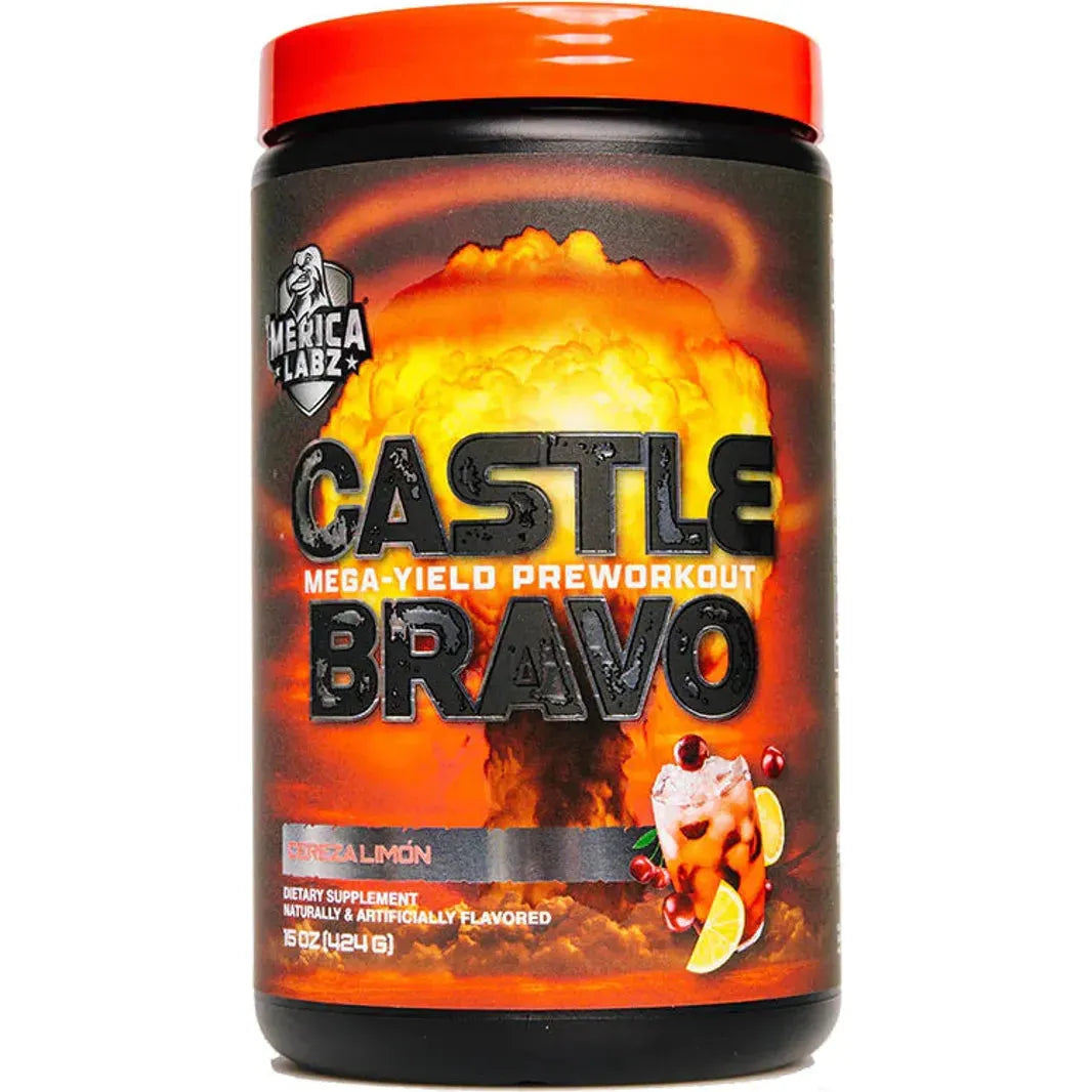 CASTLE BRAVO // Mega-Yield Pre-workout Merica Labz Cereza Limon NTS Newtown Supplement Store Sydney