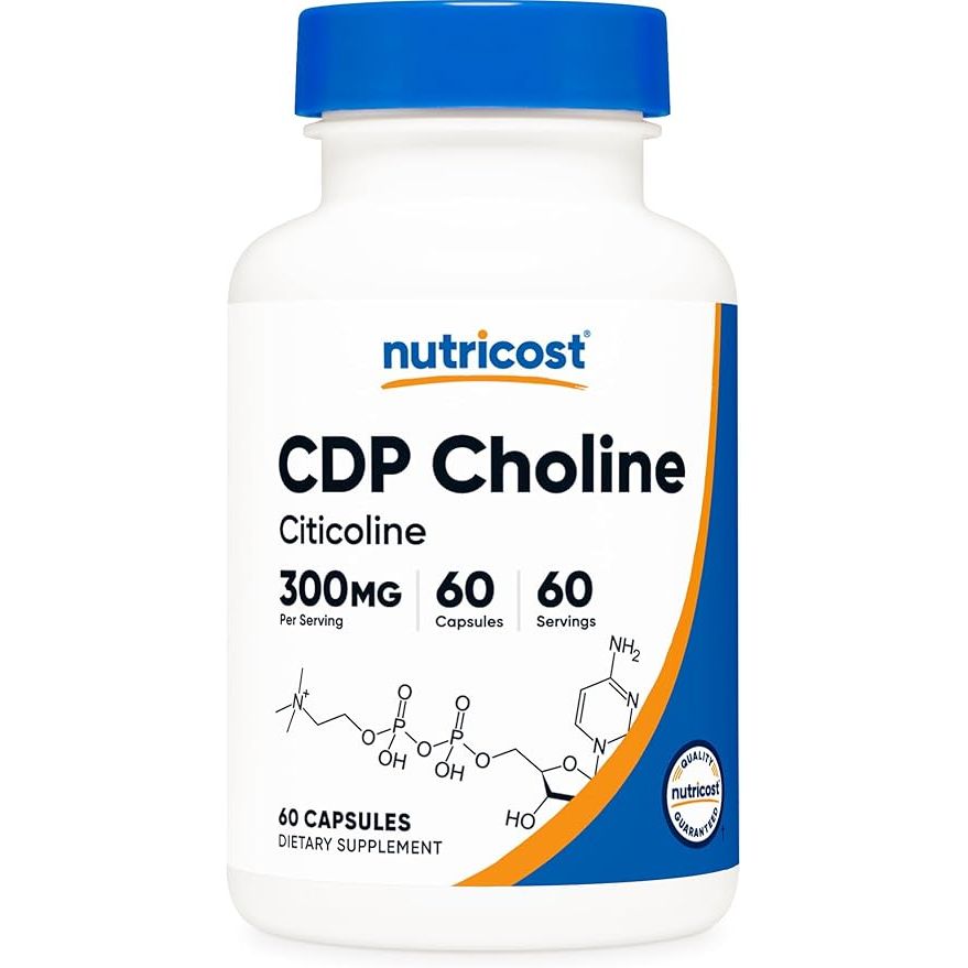 CDP Choline Citicoline 300mg // 60 Servings nutricost NTS Newtown Supplement Store Sydney
