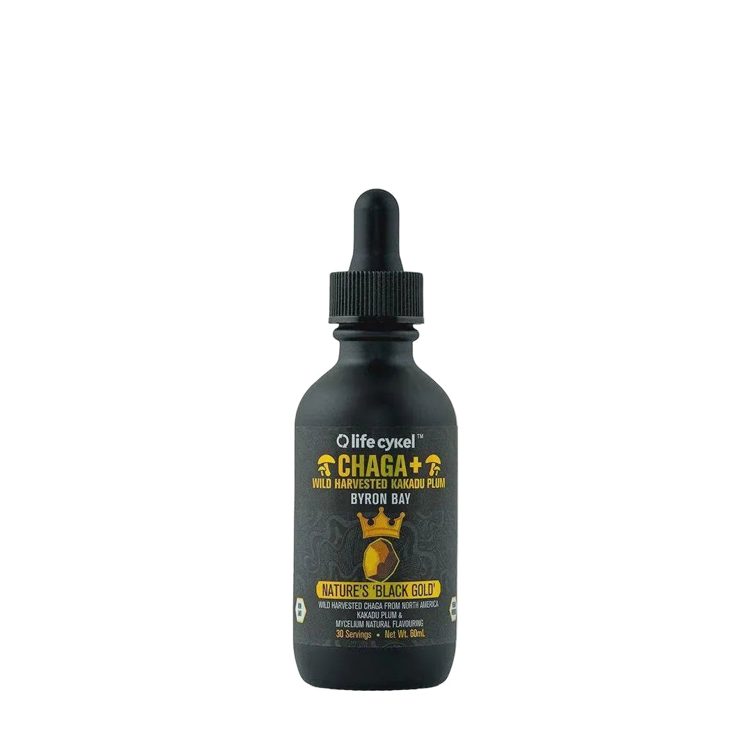 Chaga Double Extract Dropper // 30 servings Life Cykel NTS Newtown Supplement Store Sydney