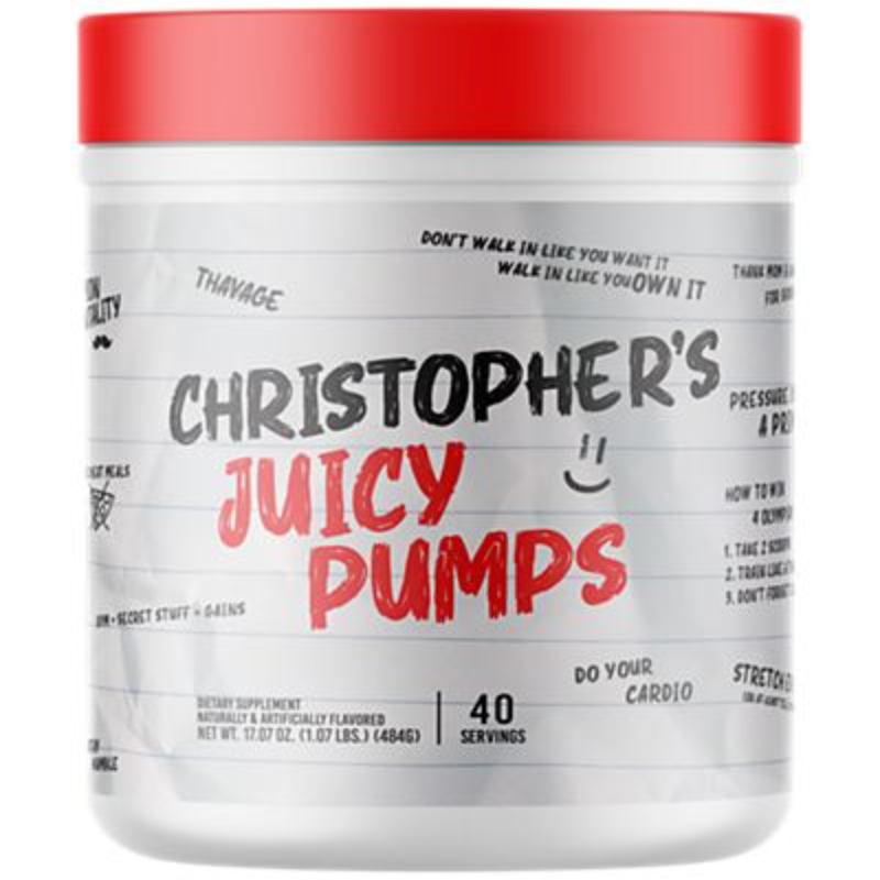 Christopher&#39;s Juicy Pumps // 40 Servings RAW NTS Newtown Supplement Store Sydney