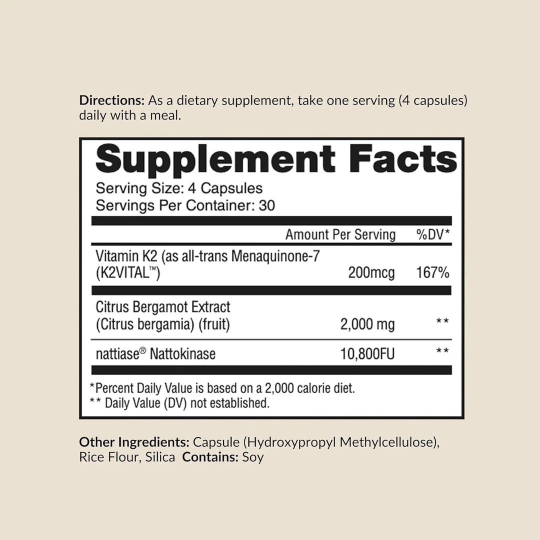 CleanForm Nutrition Pure Blood // 10,800 FU Nattiase® Nattokinase CleanForm Nutrition NTS Newtown Supplement Store Sydney
