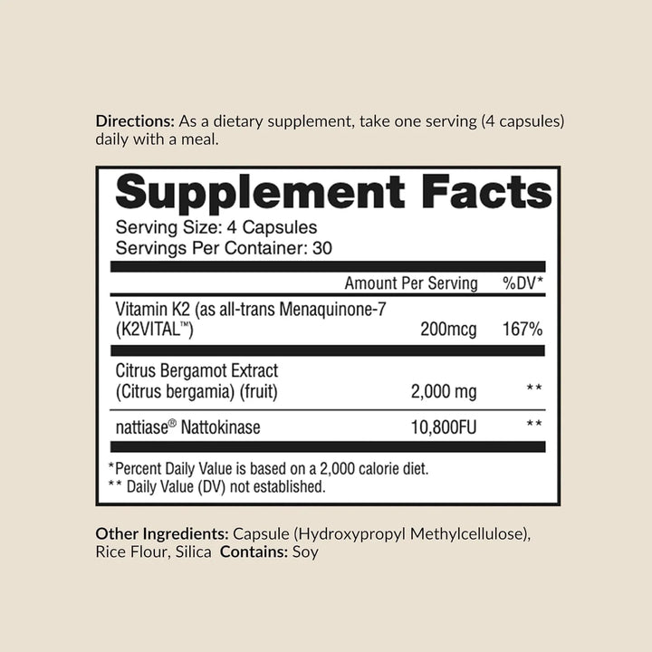 CleanForm Nutrition Pure Blood // 10,800 FU Nattiase® Nattokinase CleanForm Nutrition NTS Newtown Supplement Store Sydney