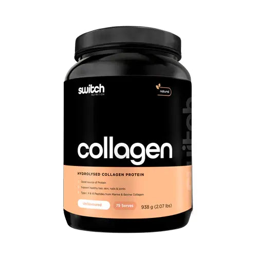 COLLAGEN SWITCH  // Type I, II & III Collagen Protein SWITCH Unflavoured / 75 Serves NTS Newtown Supplement Store Sydney