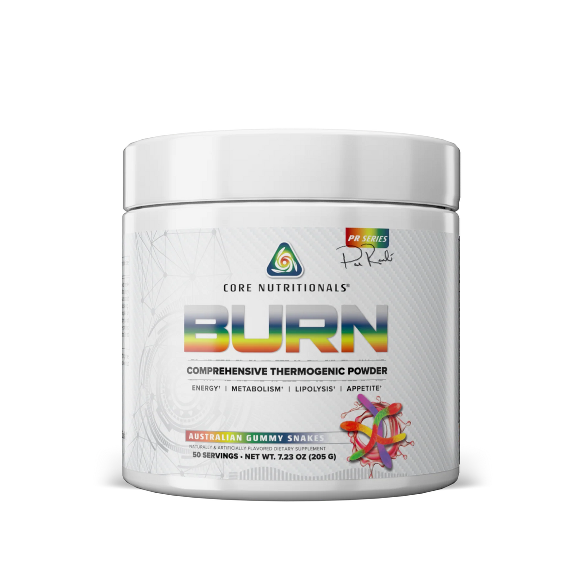 CORE BURN // 50 Serves Core Nutritionals Australian Gummy Snakes NTS Newtown Supplement Store Sydney