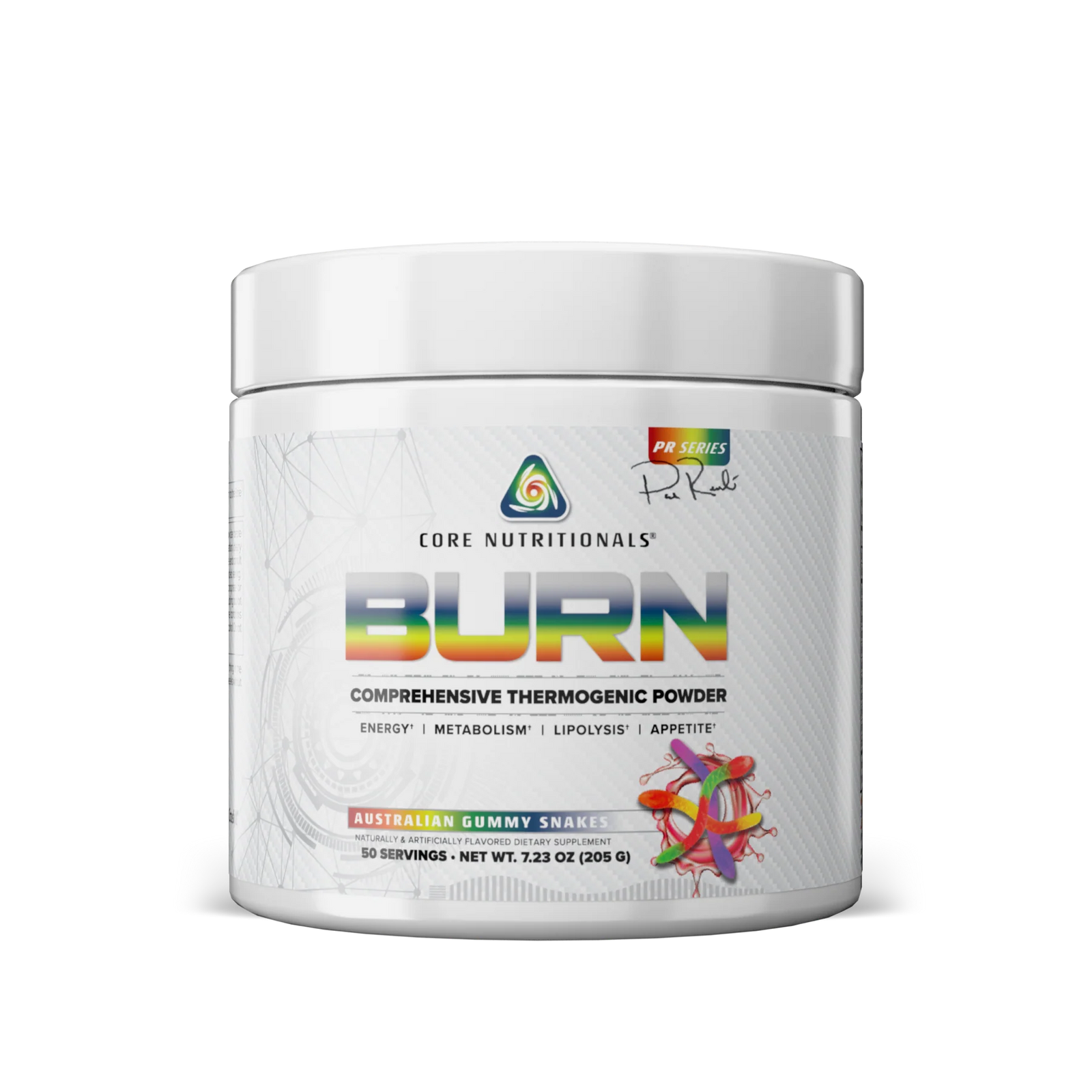 CORE BURN // 50 Serves Core Nutritionals Australian Gummy Snakes NTS Newtown Supplement Store Sydney