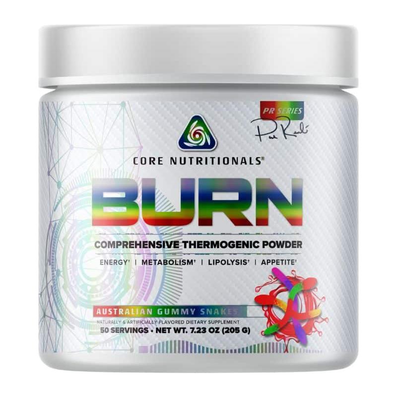 CORE BURN // Thermogenic Powder Core Nutritionals Australian Gummy Snakes NTS Newtown Supplement Store Sydney