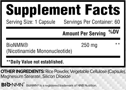 Core NMN // 60 Veg Caps Core Nutritionals NTS Newtown Supplement Store Sydney