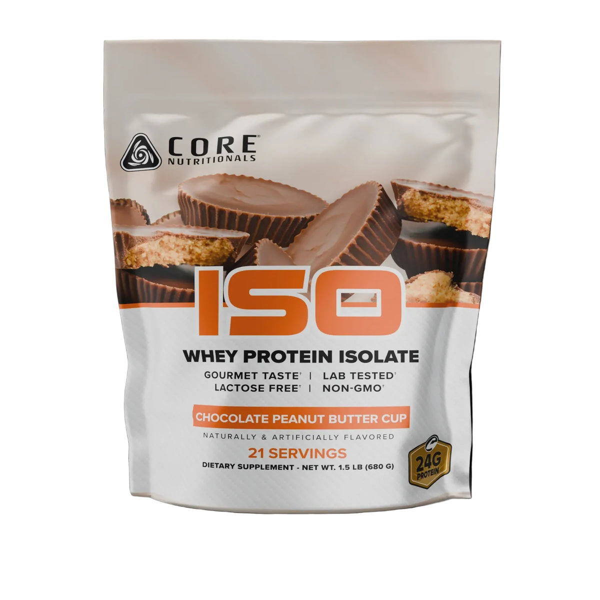 Core Nutritionals ISO // 680g Core Nutritionals Peanut Butter Cup NTS Newtown Supplement Store Sydney