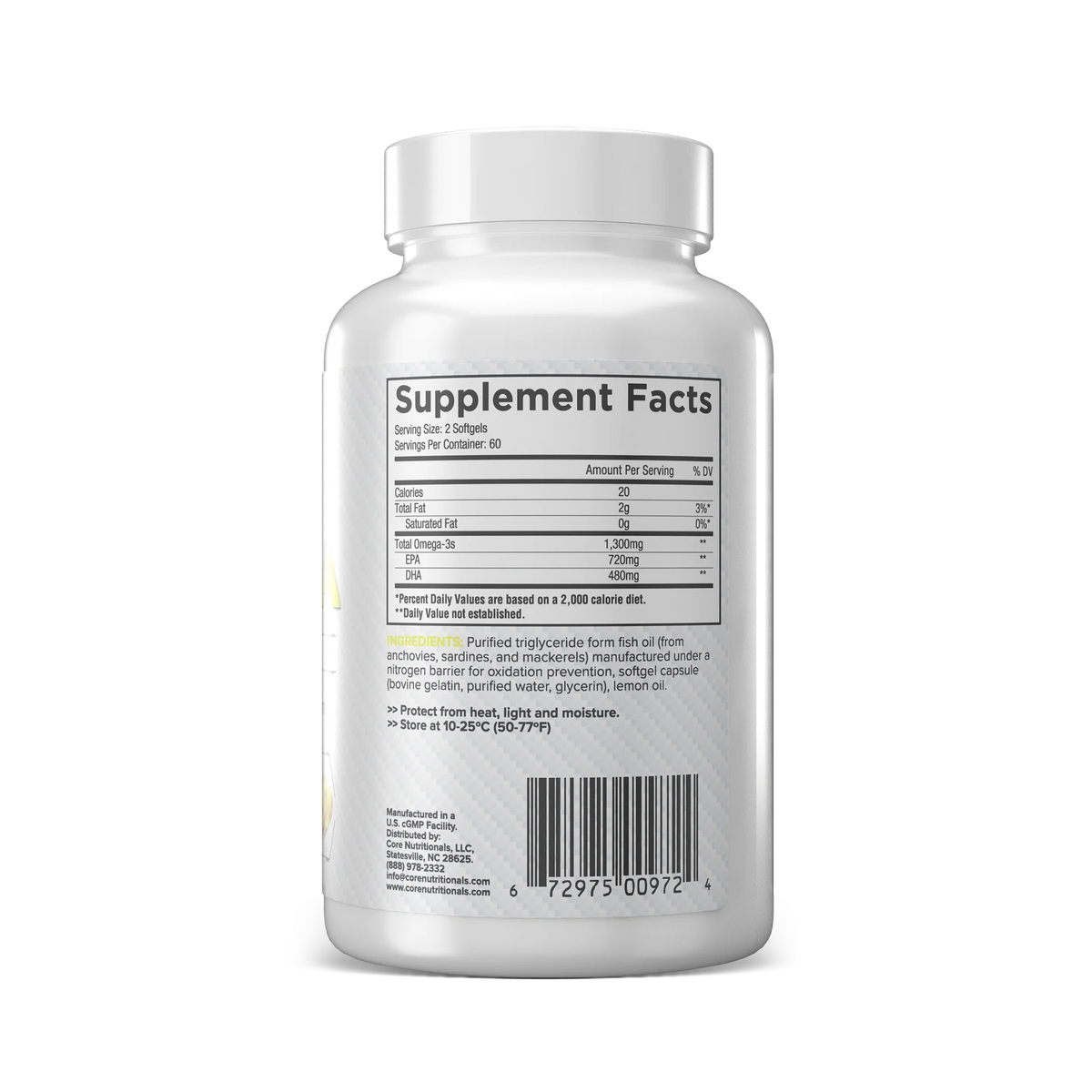 Core Omega // High Purity Fish Oil Core Nutritionals NTS Newtown Supplement Store Sydney