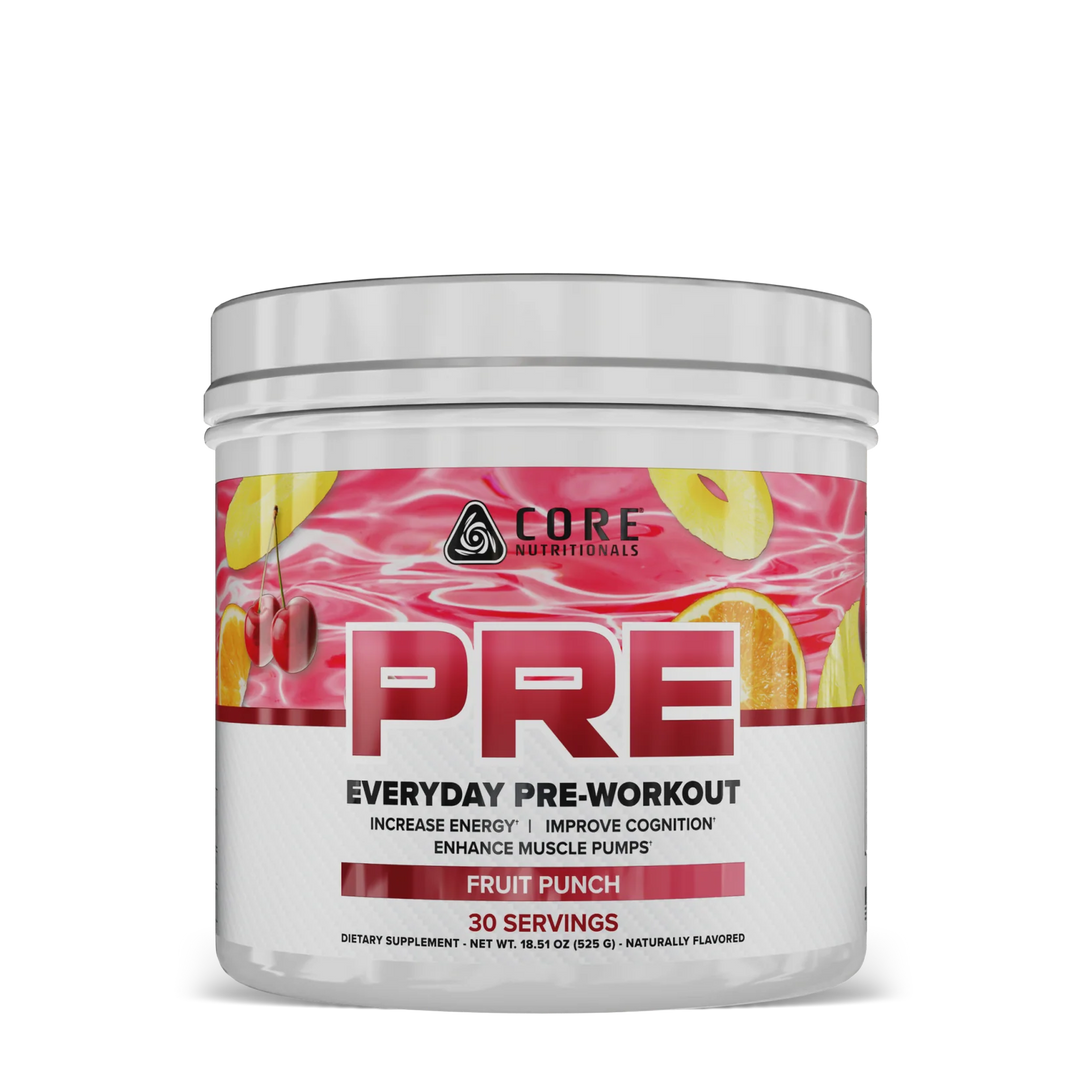 CORE PRE / 30 Servings Core Nutritionals Fruit Punch NTS Newtown Supplement Store Sydney
