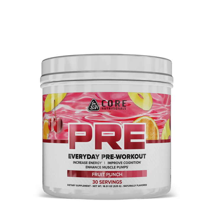 CORE PRE / 30 Servings Core Nutritionals Fruit Punch NTS Newtown Supplement Store Sydney