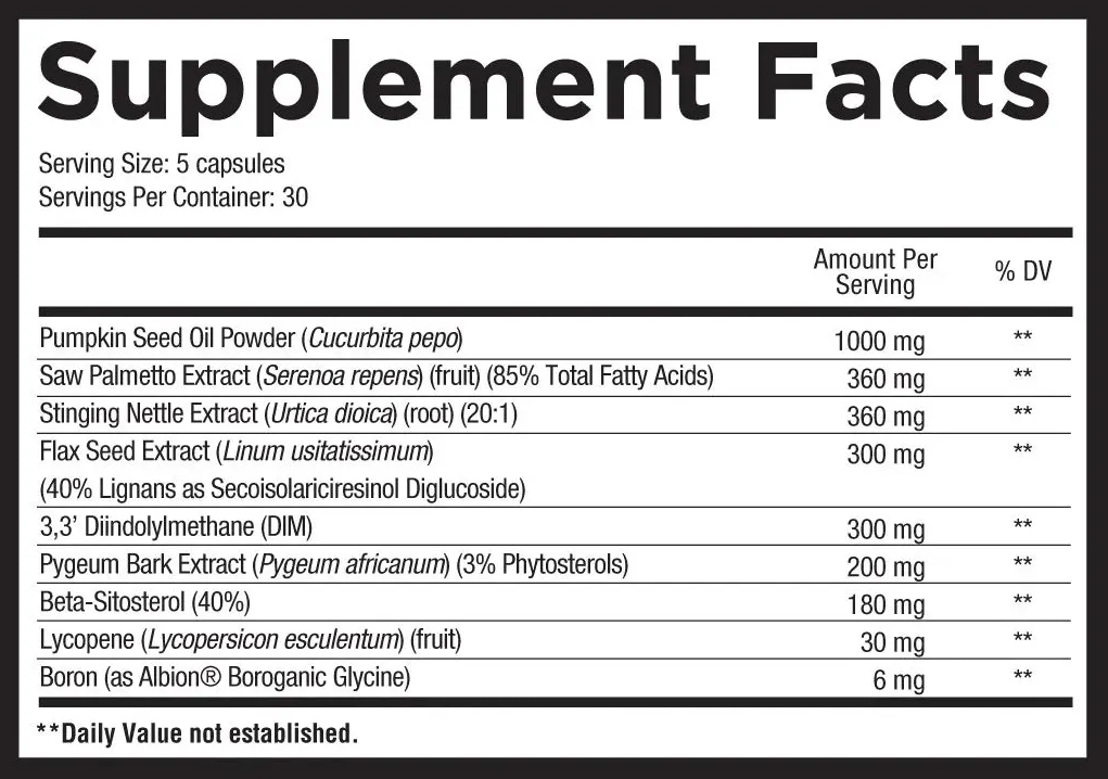 CORE PROSTATE // Male Wellbeing Core Nutritionals NTS Newtown Supplement Store Sydney