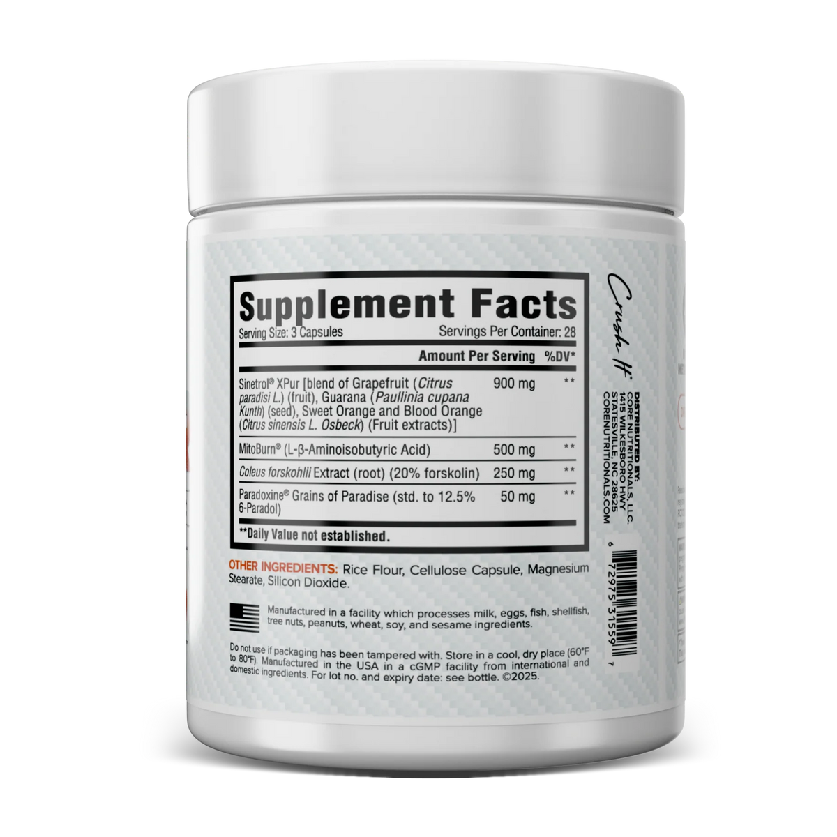 CORE SEAR // Non-stim Core Nutritionals NTS Newtown Supplement Store Sydney