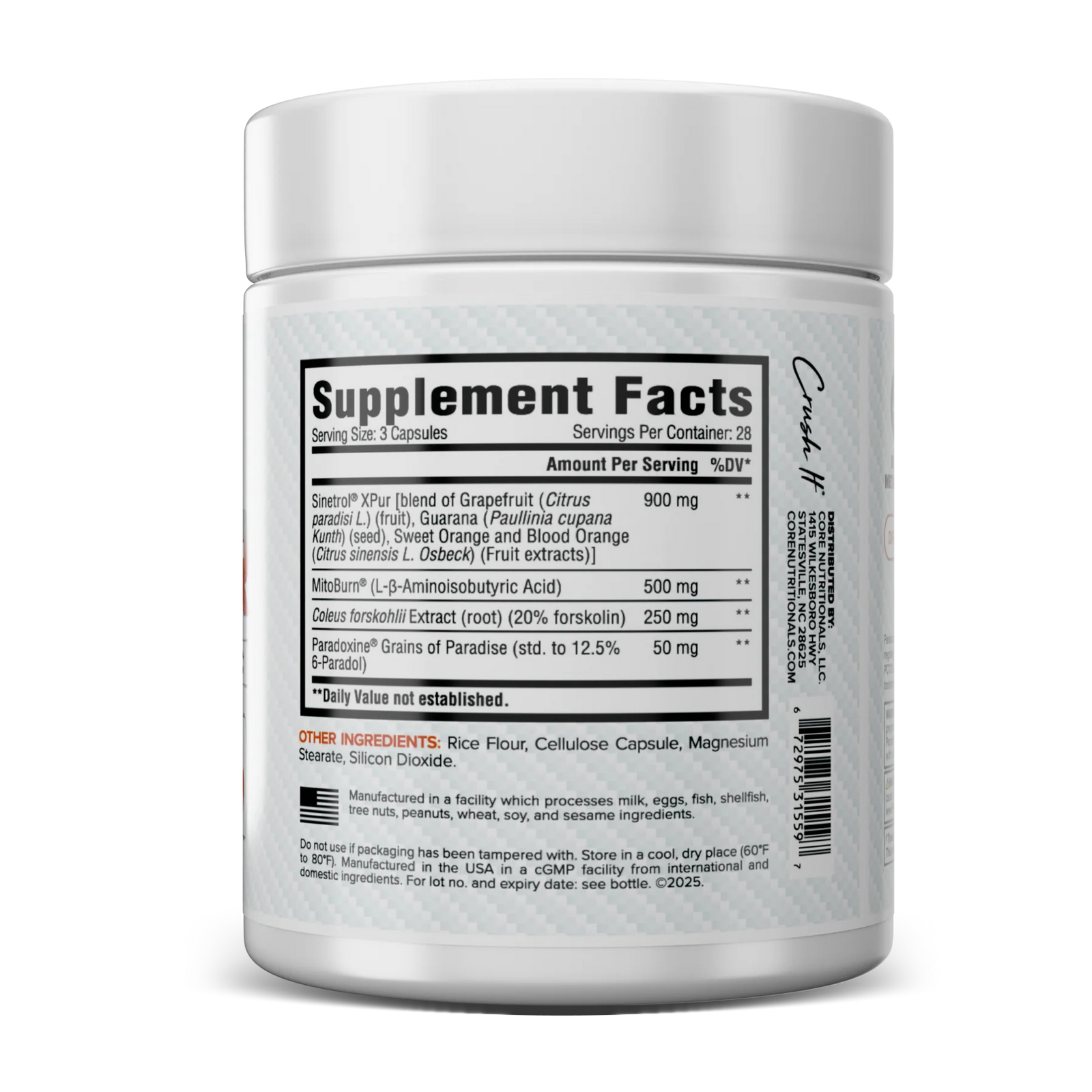 CORE SEAR // Non-stim Core Nutritionals NTS Newtown Supplement Store Sydney