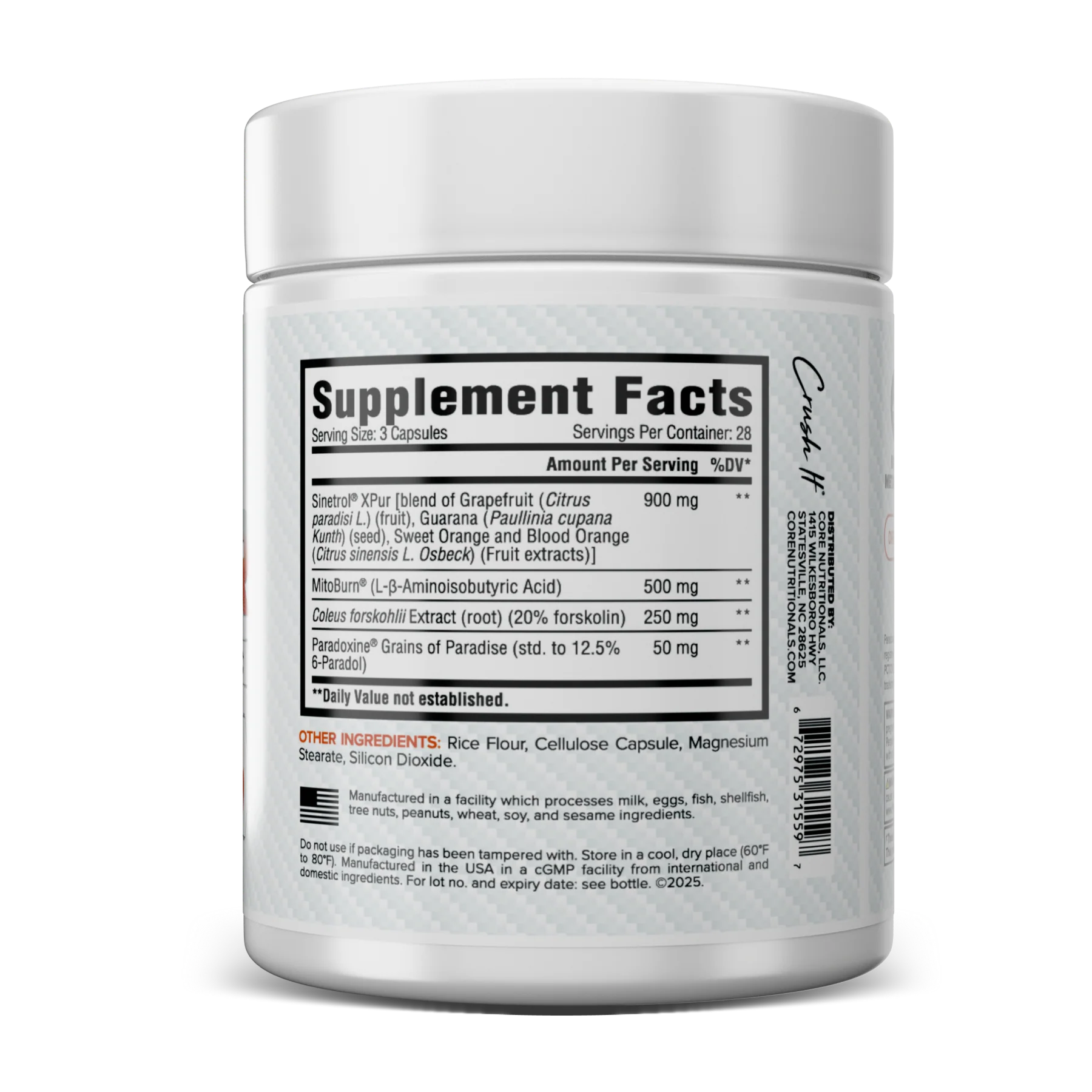 CORE SEAR // Non-stim Core Nutritionals NTS Newtown Supplement Store Sydney