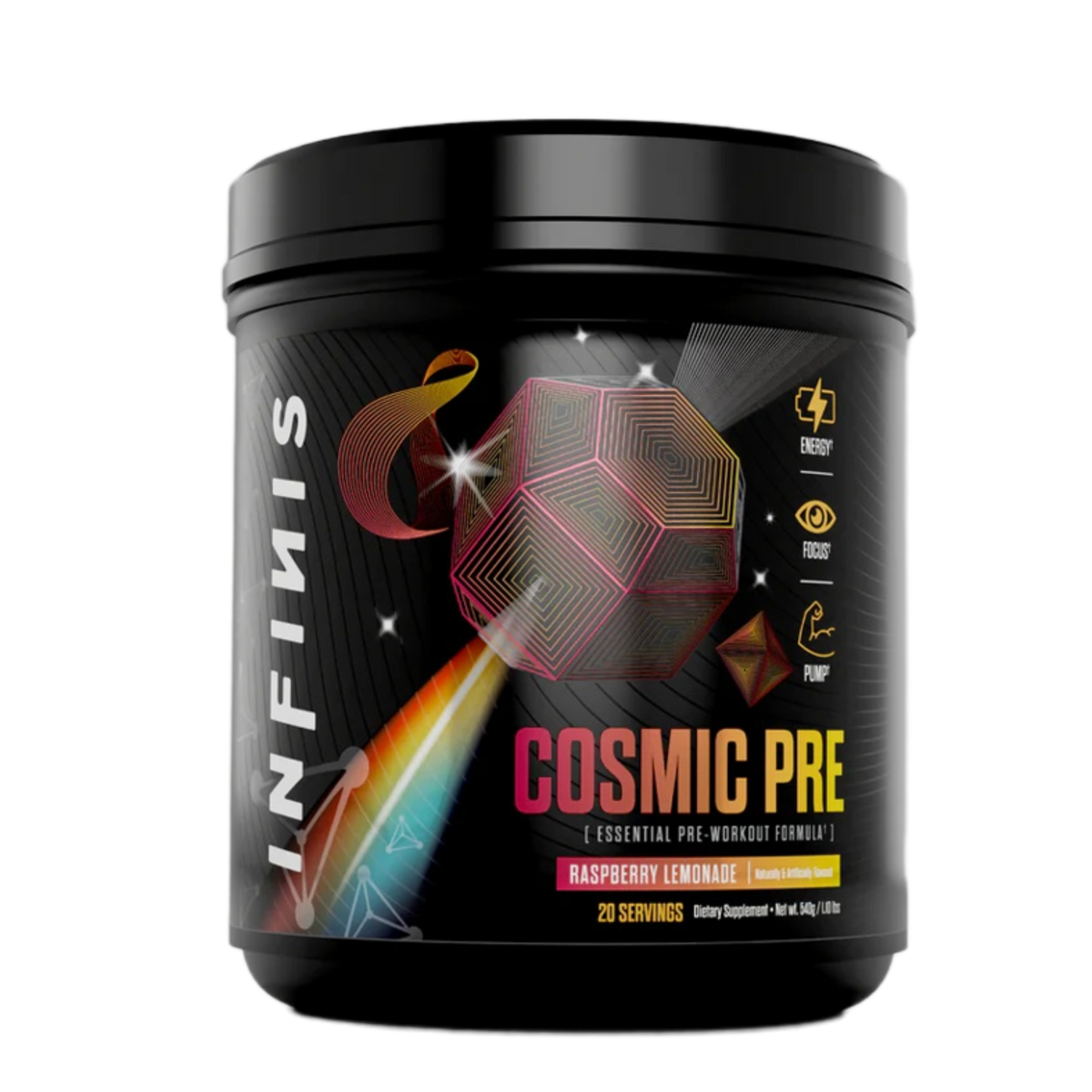 Cosmic Pre Infinis Nutrition Raspberry Lemonade NTS Newtown Supplement Store Sydney