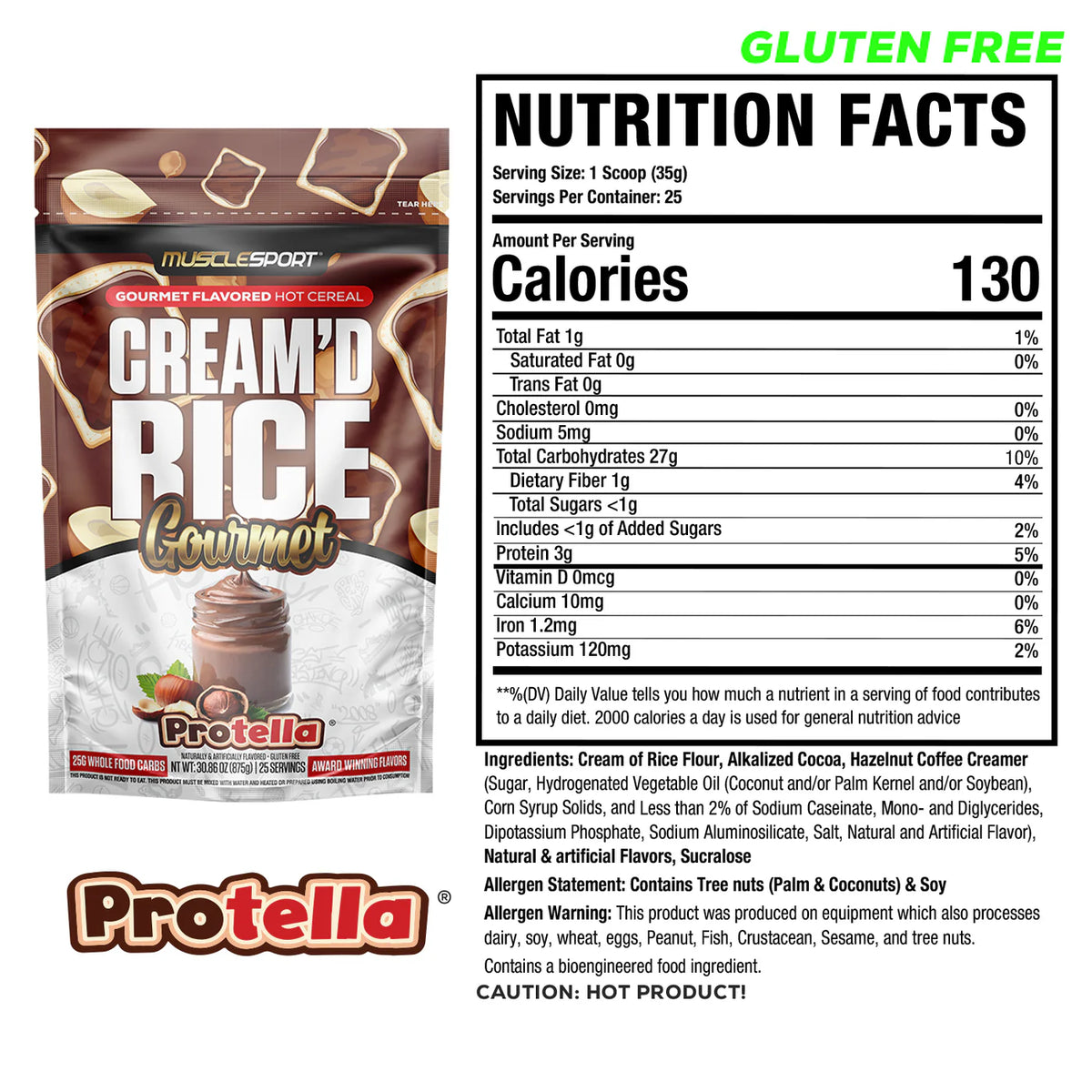 CREAM'D RICE Gourmet // 25g Whole Food Carbs Muscle Sport Protella NTS Newtown Supplement Store Sydney