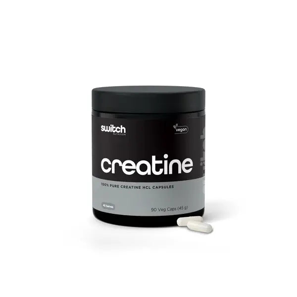 Creatine 100% Pure Creatine HCL Capsules // 90 Veg Caps SWITCH NTS Newtown Supplement Store Sydney