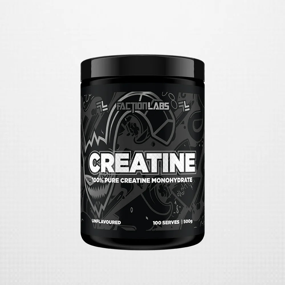 CREATINE // 100% Pure Creatine Monohydrate Faction Labs 100 Serves NTS Newtown Supplement Store Sydney