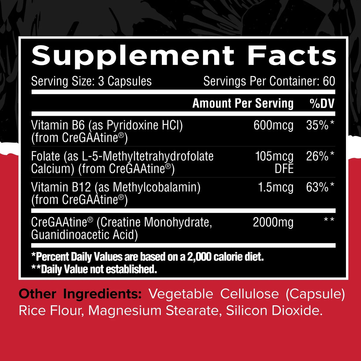 CREGAATINE // 60 Servings (180 Vegetable Capsules) Unmatched NTS Newtown Supplement Store Sydney