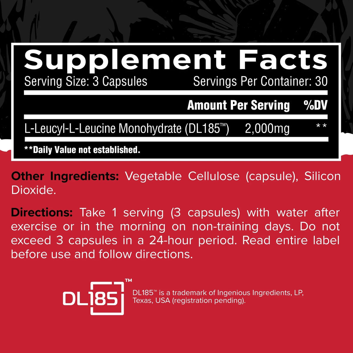 Dileucine // Muscle Building DIPeptide Unmatched NTS Newtown Supplement Store Sydney