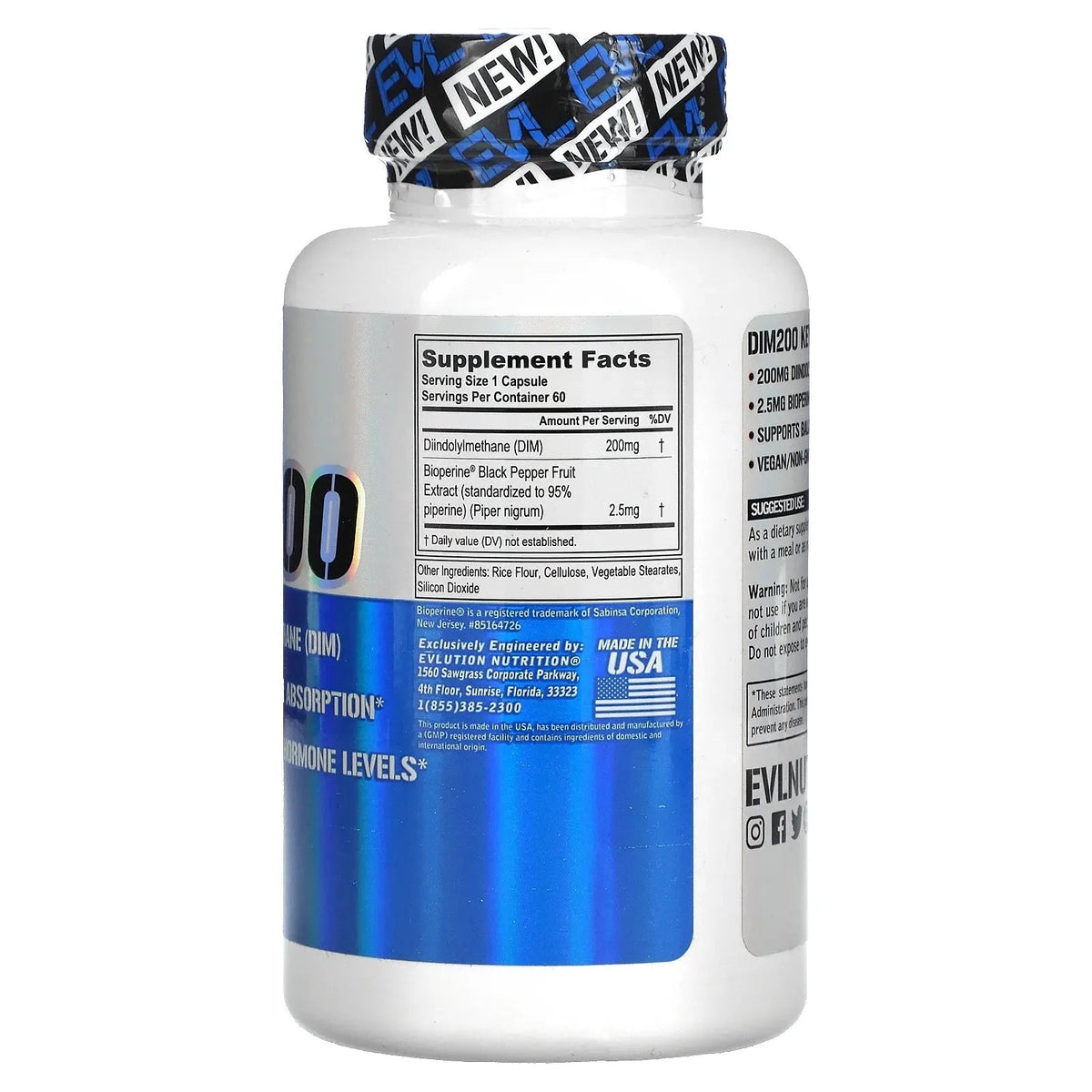 DIM 200 // Hormone Level Support Evlution Nutrition NTS Newtown Supplement Store Sydney