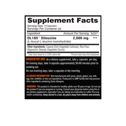 DL185 – Dileucine Peptide Ultra Labs NTS Newtown Supplement Store Sydney