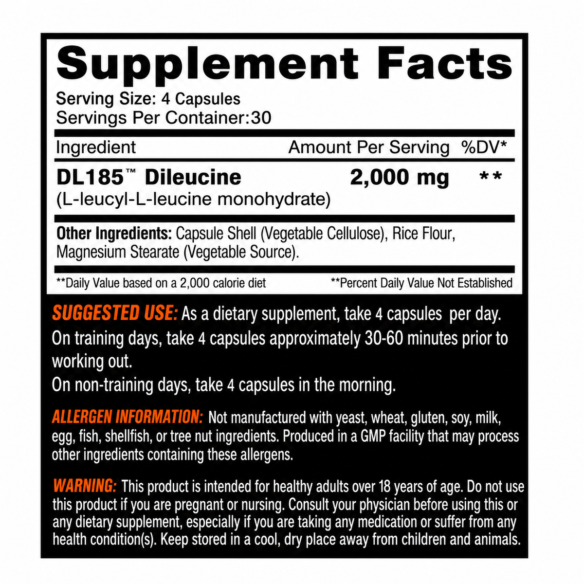DL185 x 2 – 8 Week Supply Newtown Supplement Store NTS Newtown Supplement Store Sydney