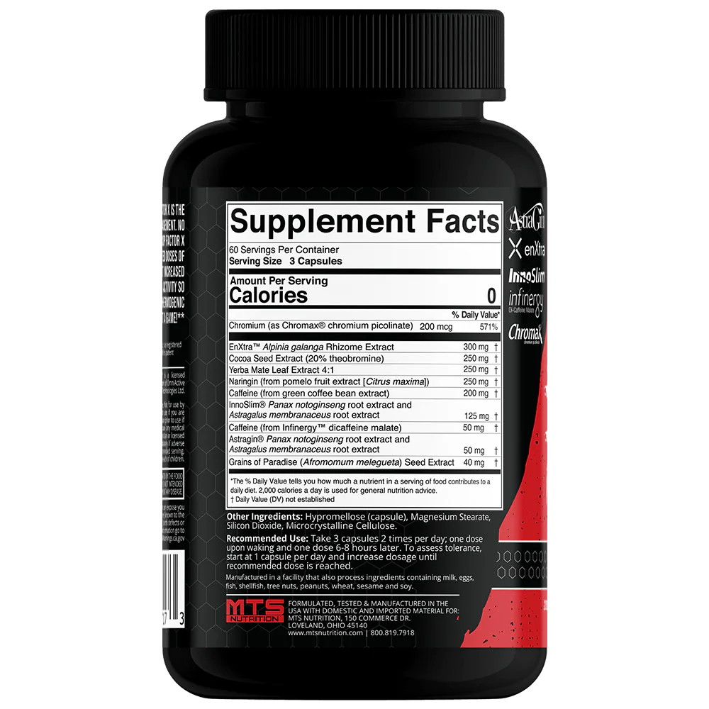 Drop Factor X® // Stimulant-Forward Capsule Formula MTS NTS Newtown Supplement Store Sydney