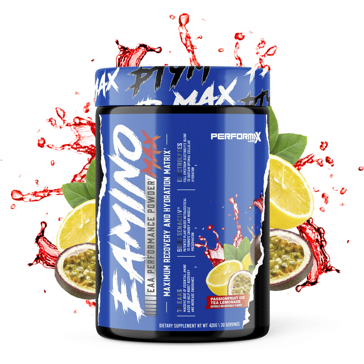 EAMINO MAX (EAA Performance Powder) // 30 Servings PerforMax Labs Passionfruit Ice Tea Lemonade NTS Newtown Supplement Store Sydney