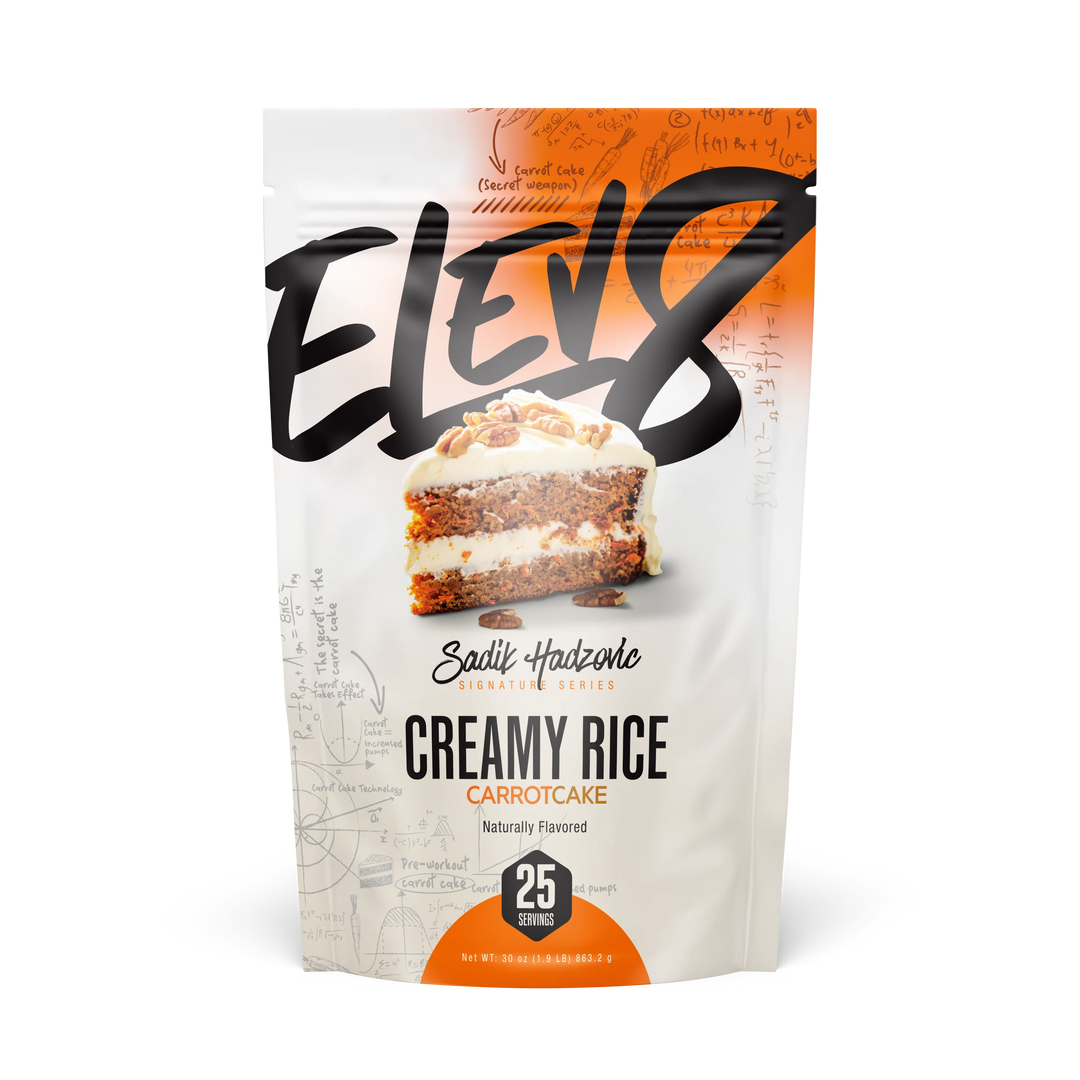 Elev8 Creamy Rice // Instant Cream of Rice Elev8 Carrot Cake NTS Newtown Supplement Store Sydney