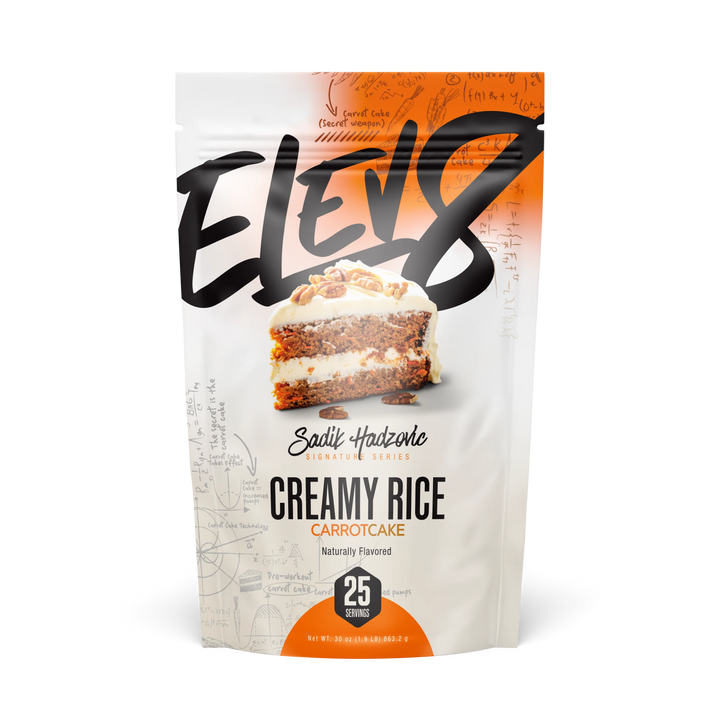 Elev8 Creamy Rice // Instant Cream of Rice Elev8 Carrot Cake NTS Newtown Supplement Store Sydney