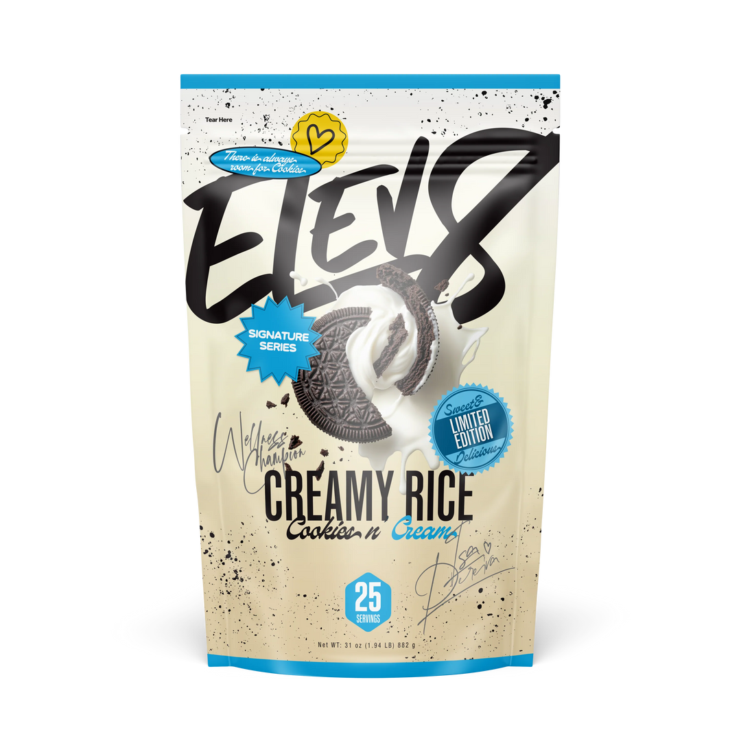 Elev8 Creamy Rice // Instant Cream of Rice Elev8 Cookies &amp; Cream NTS Newtown Supplement Store Sydney