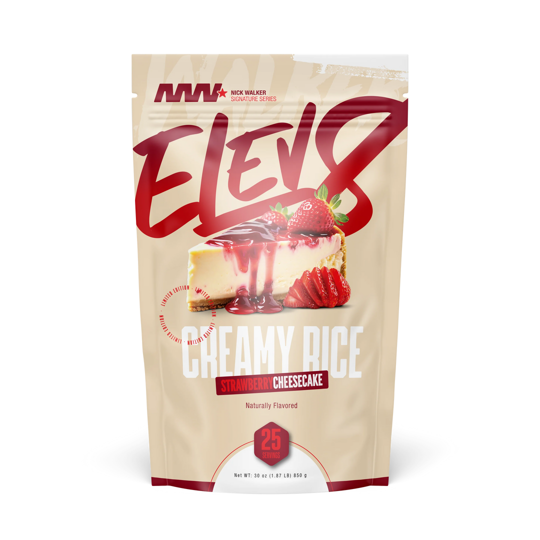 Elev8 Creamy Rice // Instant Cream of Rice Elev8 Strawberry Cheesecake NTS Newtown Supplement Store Sydney