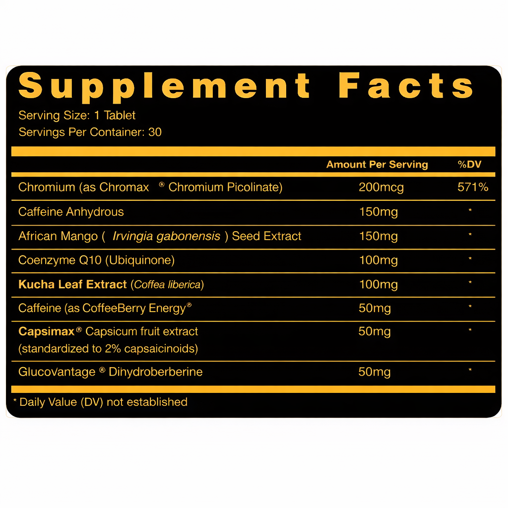 EMBER // Stimulated Energy &amp; Appetite-Focused Tablet Ambrosia NTS Newtown Supplement Store Sydney