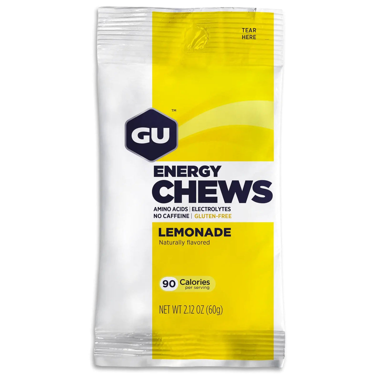 Energy Chews // Amino Acids &amp; Electrolytes Lemonade Flavour GU NTS Newtown Supplement Store Sydney