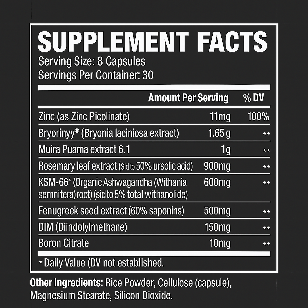 Essential Test // 240 Capsules RAW NTS Newtown Supplement Store Sydney