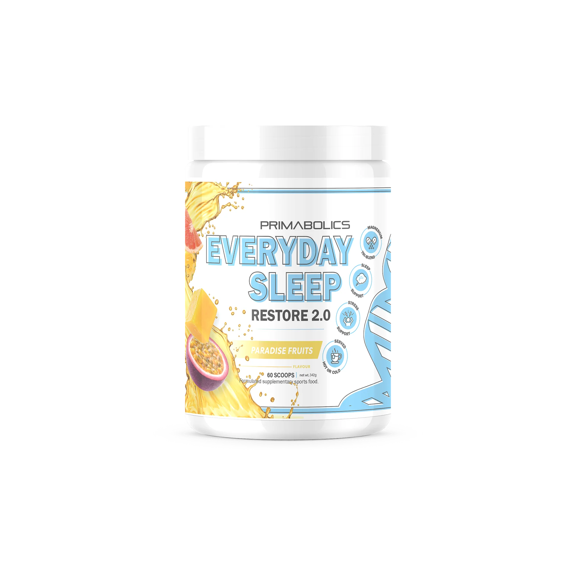 Everyday Sleep Restore 2.0 // Sleep Aid 60 Scoops PRIMABOLICS Paradise Fruits NTS Newtown Supplement Store Sydney