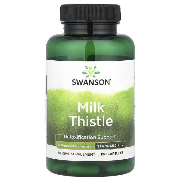 Full Spectrum Milk Thistle // 500mg 100 Vegan Capsules Swanson NTS Newtown Supplement Store Sydney