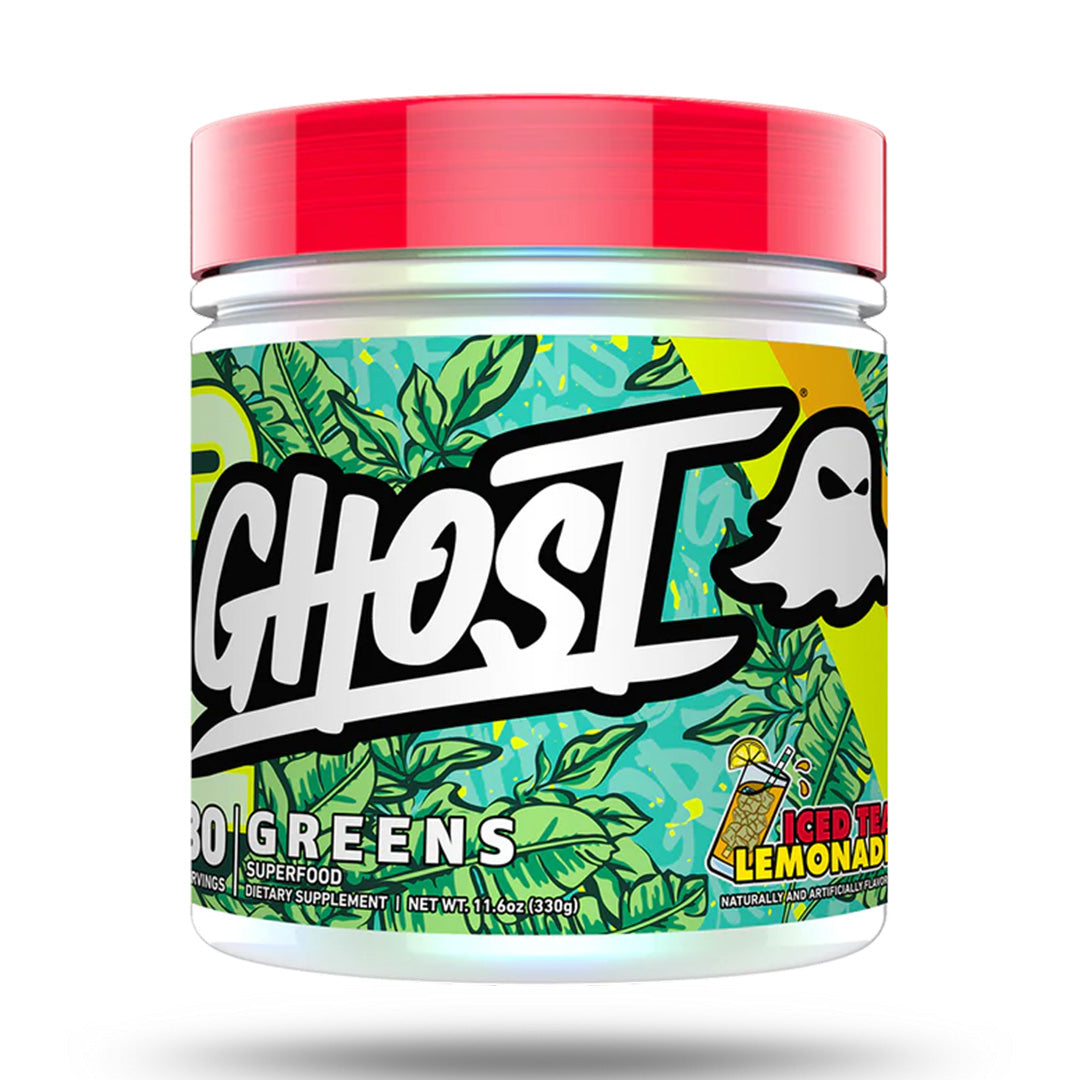 GHOST Greens // Greens and Reds Formula GHOST Iced Lemonade NTS Newtown Supplement Store Sydney