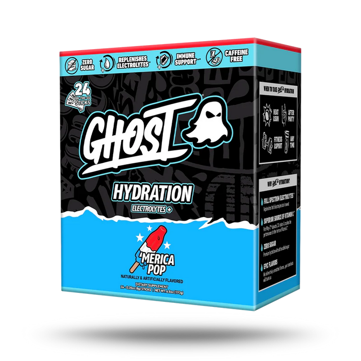 GHOST® Hydration Sticks GHOST "merica Pop NTS Newtown Supplement Store Sydney