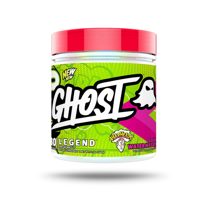 GHOST LGND V4 // 30 Servings GHOST Warheads Sour Watermelon NTS Newtown Supplement Store Sydney