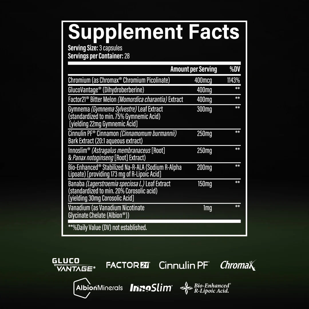 GLUCOSE // Blood Glucose Support Infinis Nutrition NTS Newtown Supplement Store Sydney